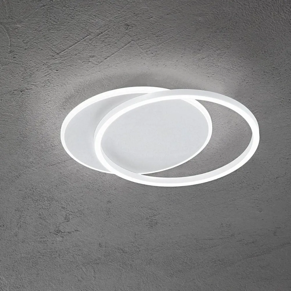 Die moderne Deckenleuchte Perenz beleuchtet ORBIT 8195 B LC