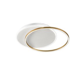 Plafoniera moderna Perenz illumina ORBIT 8194 OR LC LED alluminio metallo oro spazzolato acrilico