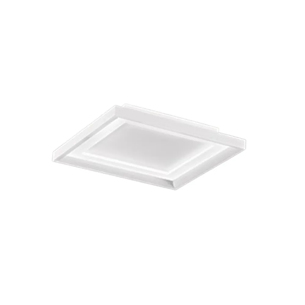 Plafoniera moderna Perenz illumina PANEL 8428 B LC LED 3000K alluminio metallo acrilico bianco opaco