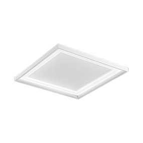 Plafoniera moderna Perenz illumina PANEL 8430 B LC LED 3200LM 3000K alluminio metallo acrilico bianco opaco