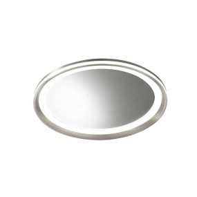 Plafoniera moderna Perenz illumina MIRO' 8458 GR LC LED 2660LM 3000K alluminio metallo acrilico grigio titanio