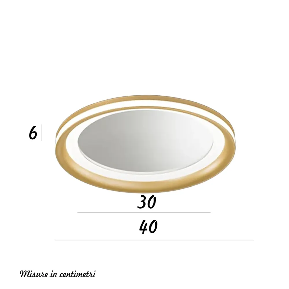 Plafoniera moderna Perenz illumina MIRO' 8258 OR LC