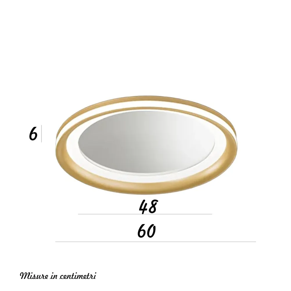 Plafoniera moderna Perenz illumina MIRO' 8260 OR LC