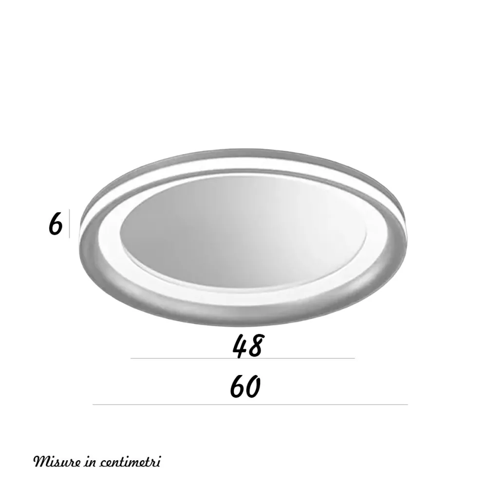 La moderna lámpara de techo Perenz ilumina MIRO' 8260 GR LC