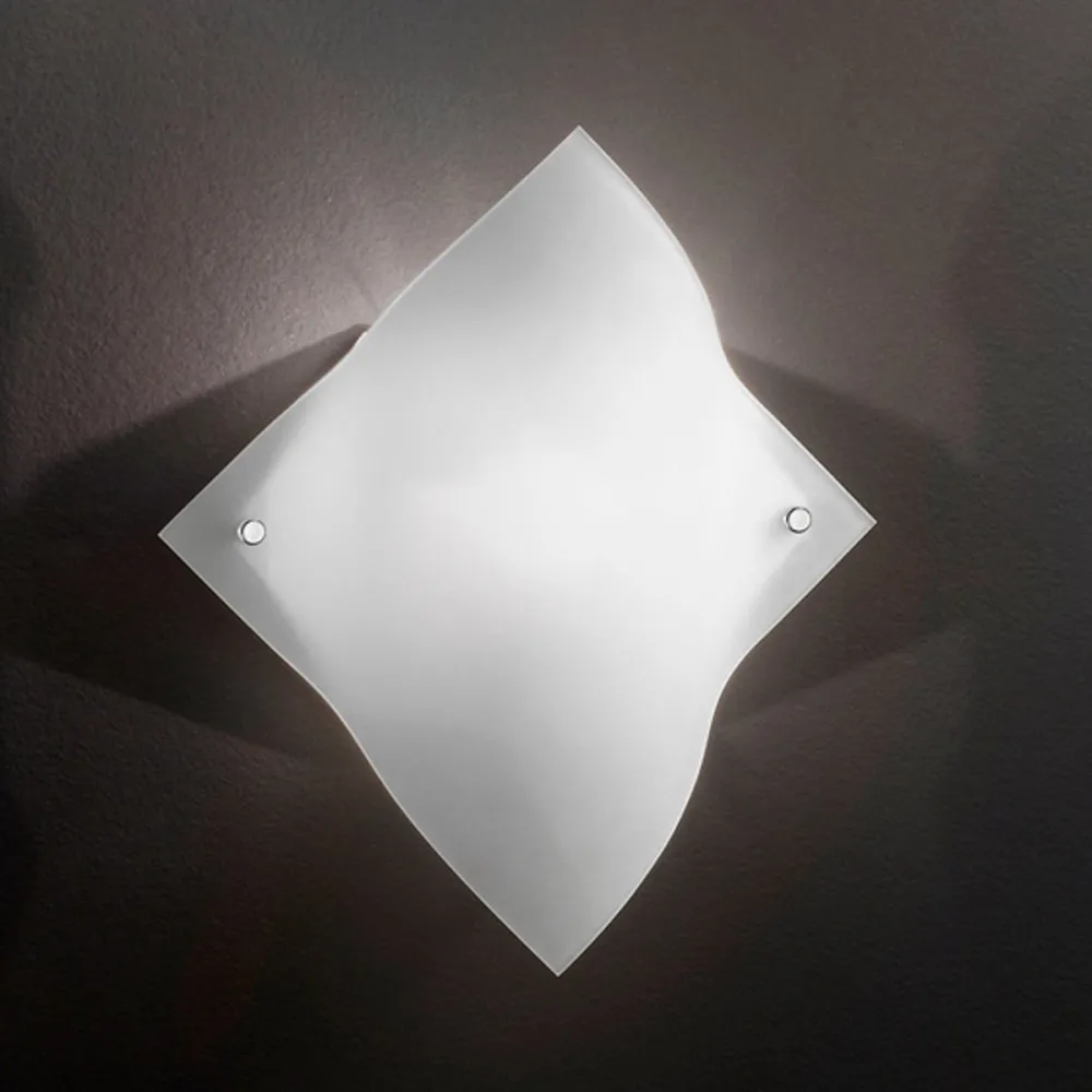 Aplique de pared de cristal satinado Perenz CAKE 6022