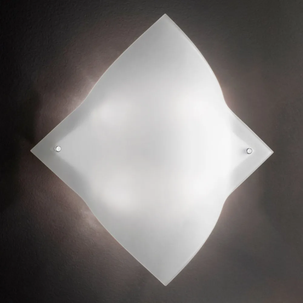 Aplique de pared de cristal satinado Perenz CAKE 6024