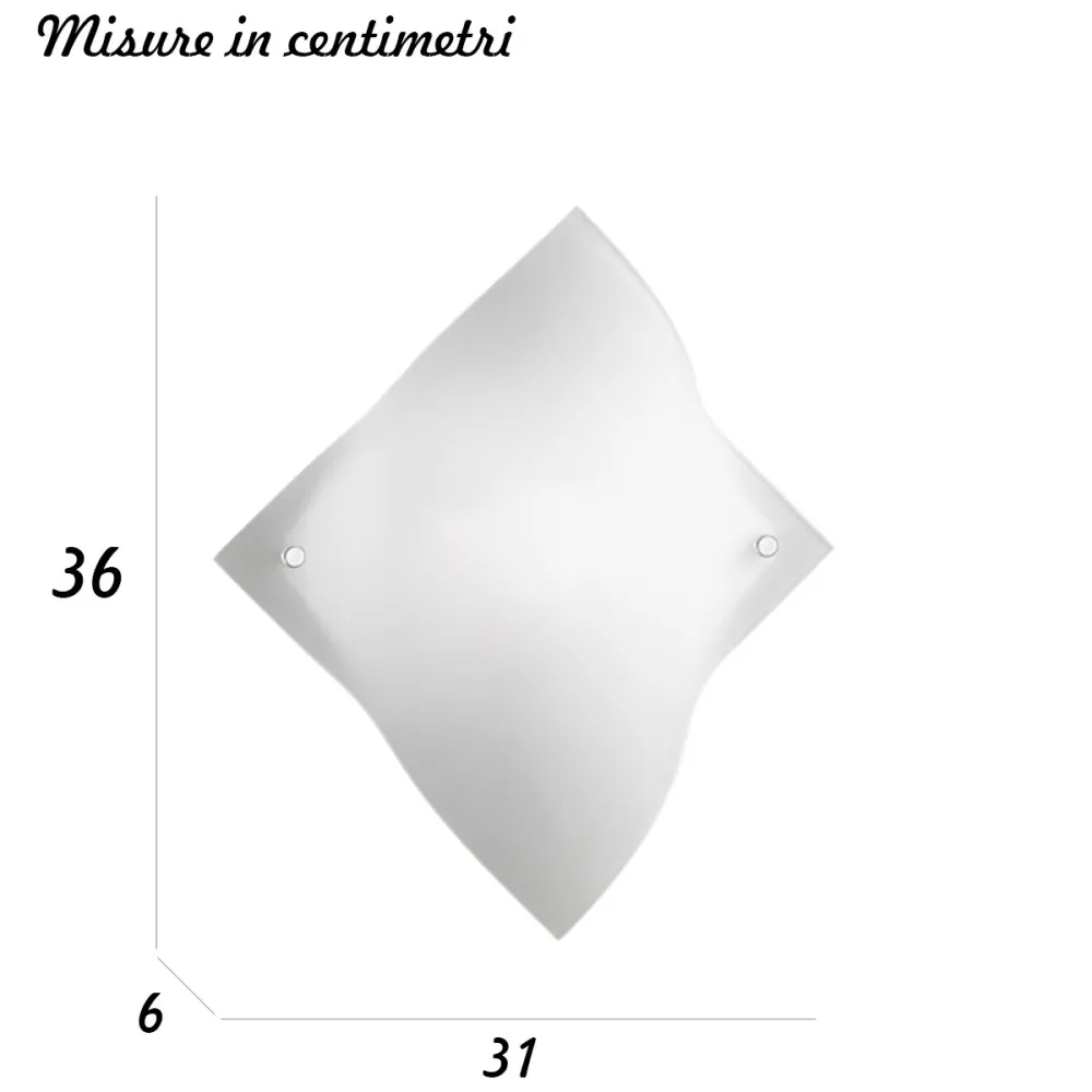 Perenz CAKE 6022 Wandleuchte aus satiniertem Glas