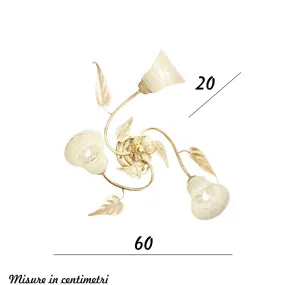 Plafonnier classique Due P lighting TOSCA PL3