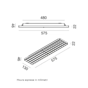 Lámpara de techo moderna LED IP54 Gea Led GPL430