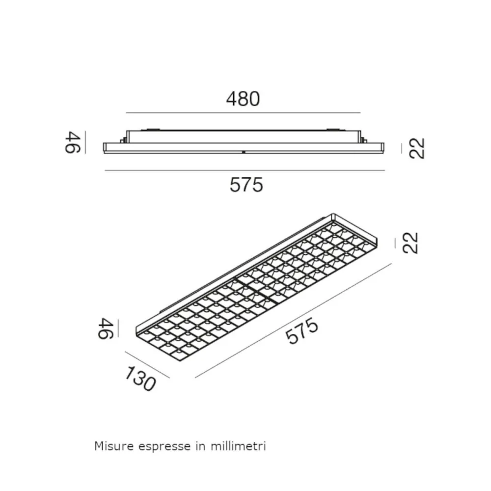 Lámpara de techo moderna LED IP54 Gea Led GPL430