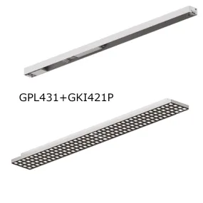 Gea Led GPL431+GKI421P LED IP54 moderne Deckenleuchte