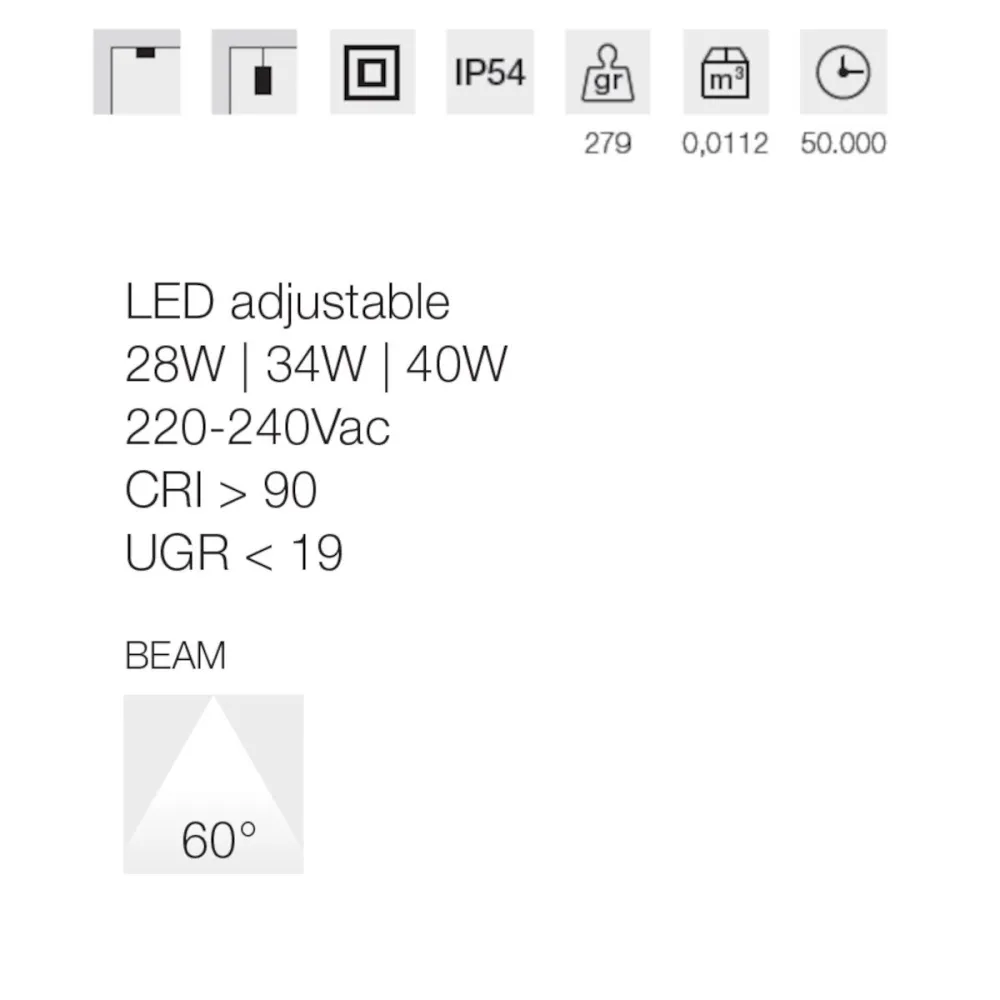 Gea Led GPL431+GKI421P LED IP54 moderne Deckenleuchte