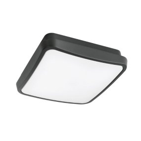 Plafón moderno Gea Led GPL370 LED IP65, aluminio y policarbonato
