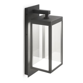Applique murale moderne Gea Led GES771 LED 4000 IP65 aluminium verre anthracite