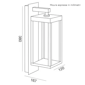 Applique classico Gea Led GES772 LED 4000 IP65