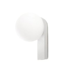 Applique Perenz TALIA 8380 B LC LED 3000K 956LM IP44 bianco sfera vetro soffiato