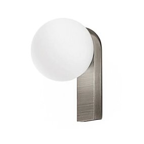 Applique Perenz TALIA 8380 GR LC LED 3000K 956LM IP44 grigio titanio sfera vetro soffiato