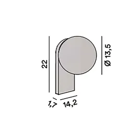 Applique Perenz TALIA 8380 GR LC