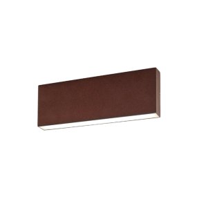 Applique classico Gea Led GES2215 LED IP65 alluminio marrone biemissione