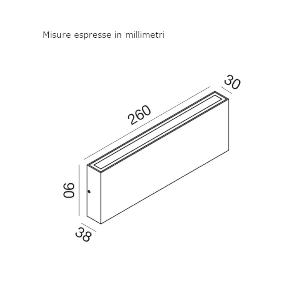 Applique classico Gea Led GES2215 LED IP65
