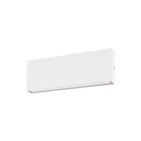 Applique moderno Gea Led GES2213 LED IP65 alluminio bianco biemissione
