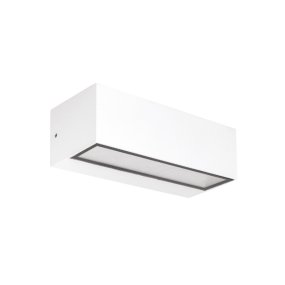 Applique moderno Gea Led GES2240 LED IP65 alluminio bianco biemissione