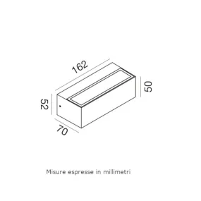 Applique moderno Gea Led GES2240 LED IP65