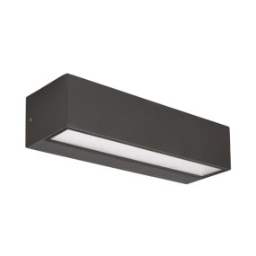 Applique moderno Gea Led GES2244 LED IP65 alluminio antracite biemissione