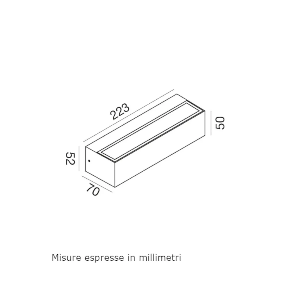 Applique moderno Gea Led GES2244 LED IP65
