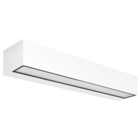 Applique moderno Gea Led GES2246 LED IP65 alluminio bianco biemissione