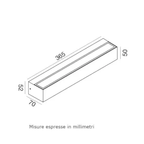 Applique moderno Gea Led GES2246 LED IP65