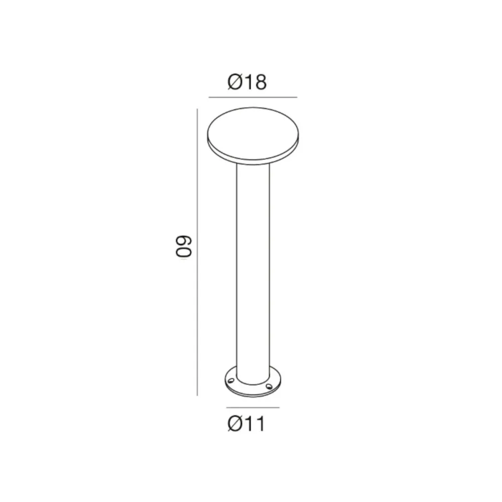 Lampioncino classico Gea Led GES2333N LED IP65 60H 4000K