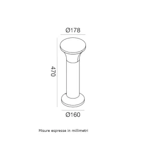 Gea Led GES2270 E27 LED-Modern-Laternenmast