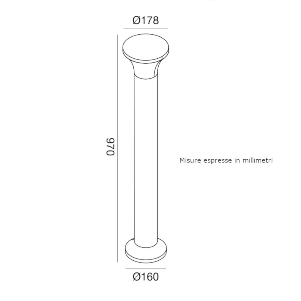 Gea Led GES2271 E27 LED-Modern-Laternenmast