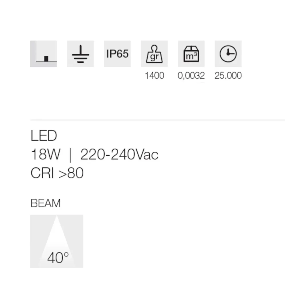Projecteur LED moderne Gea Led GES2230 IP65