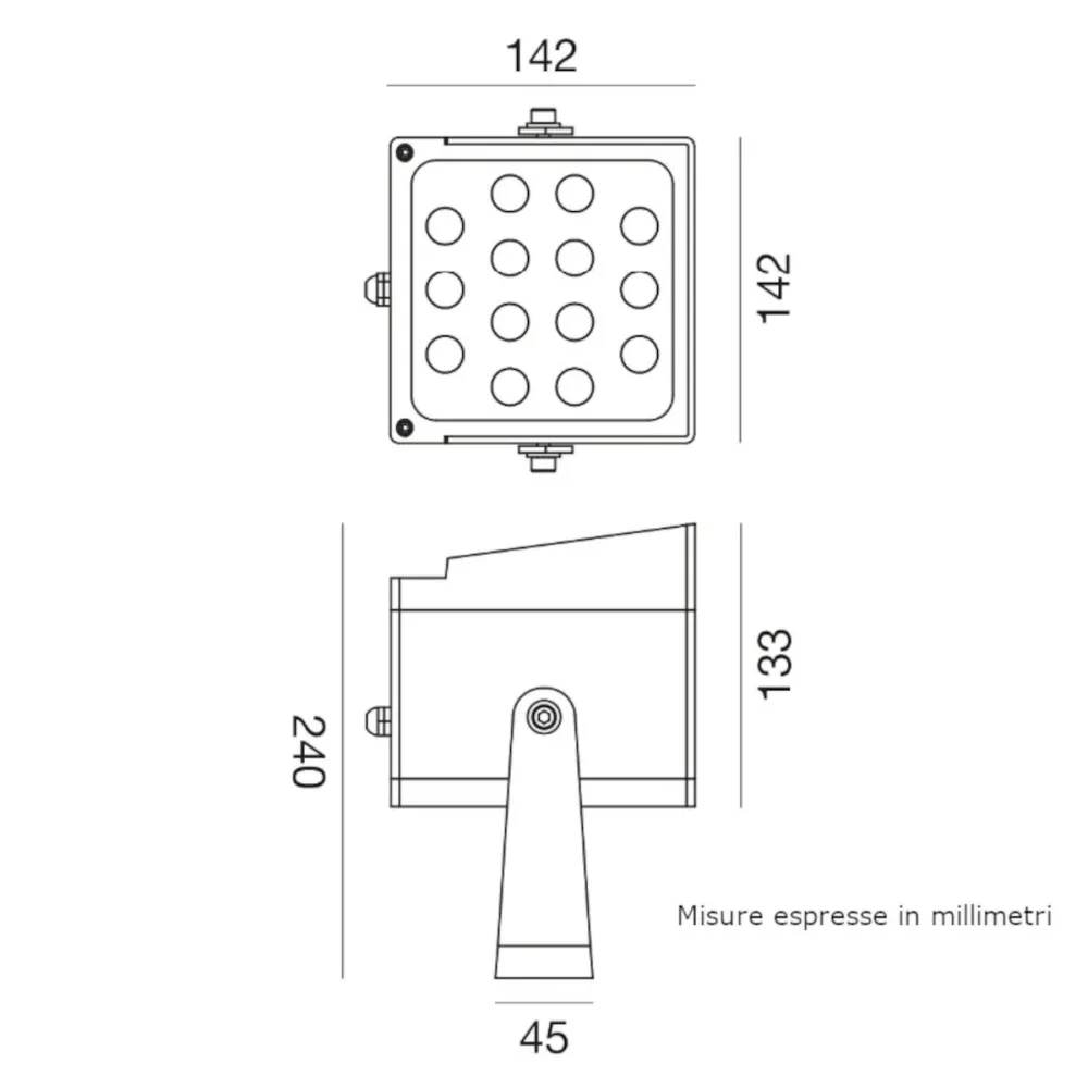 Projecteur LED moderne Gea Led GES2233 IP65