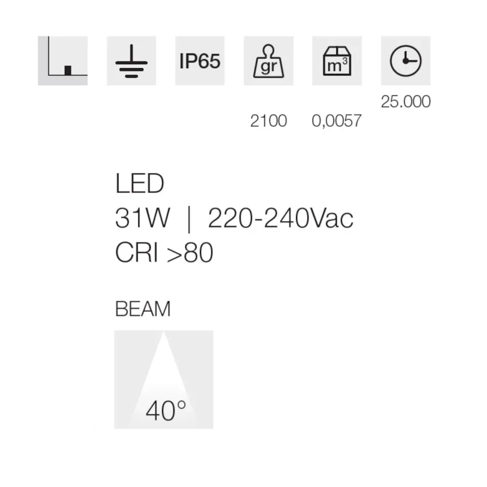 Projecteur LED moderne Gea Led GES2234 IP65