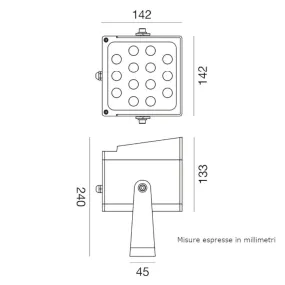 Projecteur LED moderne Gea Led GES2234 IP65