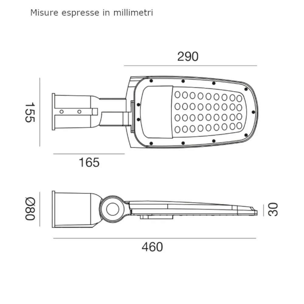 Lampada stradale Gea Led GES2350 LED IP65