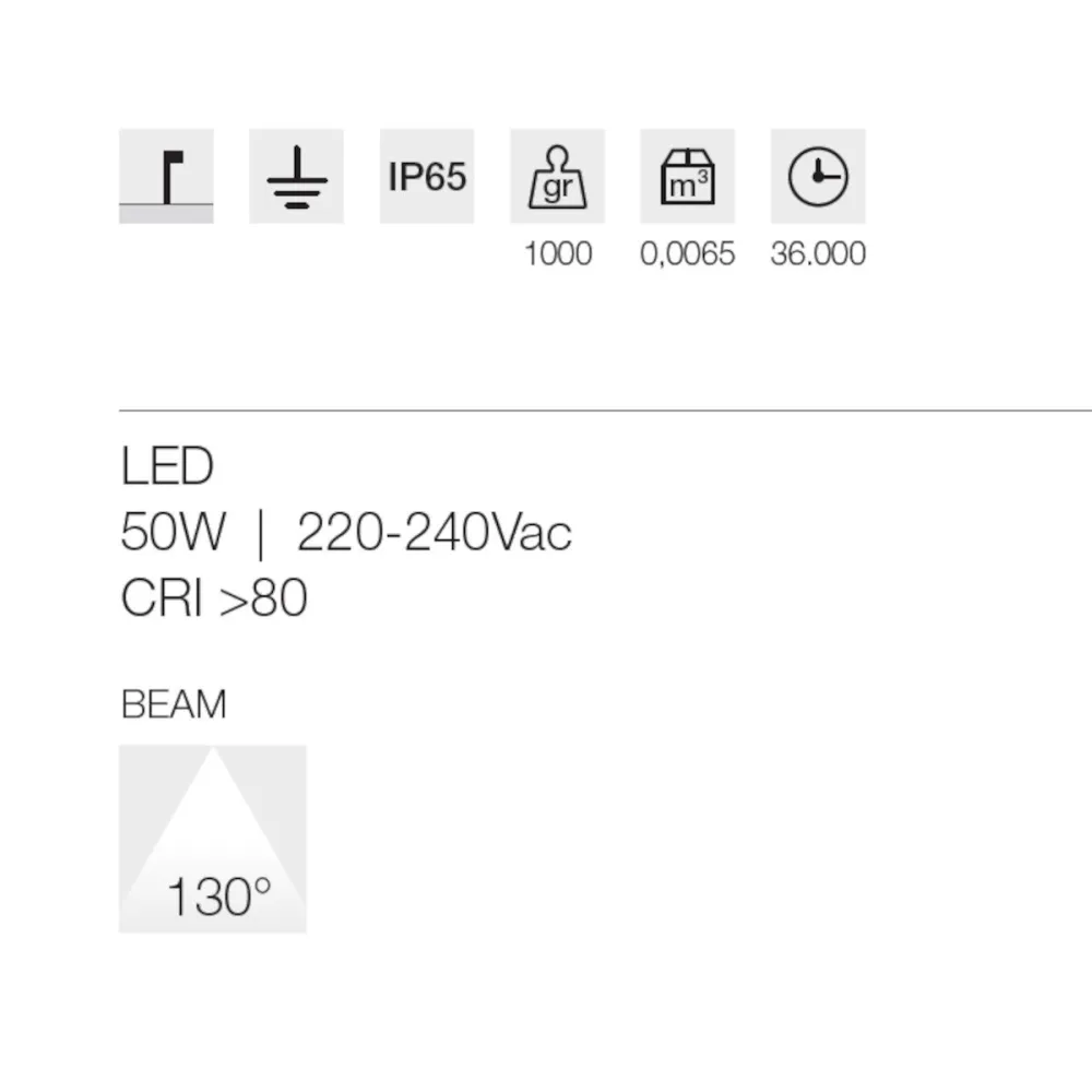 Lampe de rue LED Gea Led GES2350 IP65