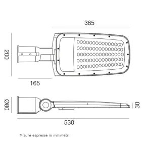 Gea Led GES2351 LED IP65 Straßenlampe