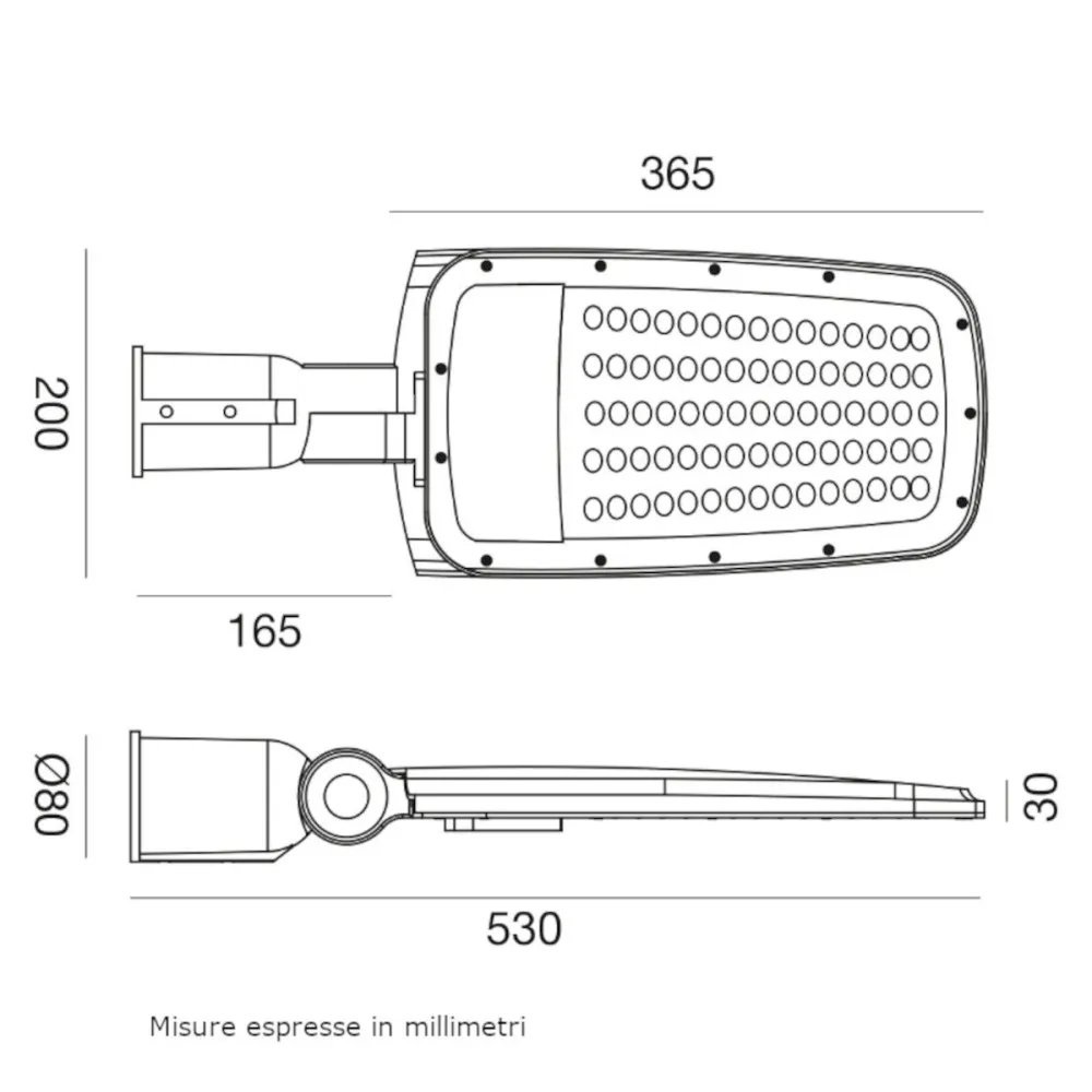 Gea Led GES2351 LED IP65 Straßenlampe