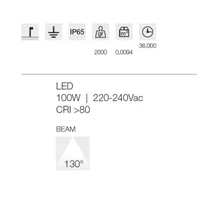 Gea Led GES2351 LED IP65 Straßenlampe