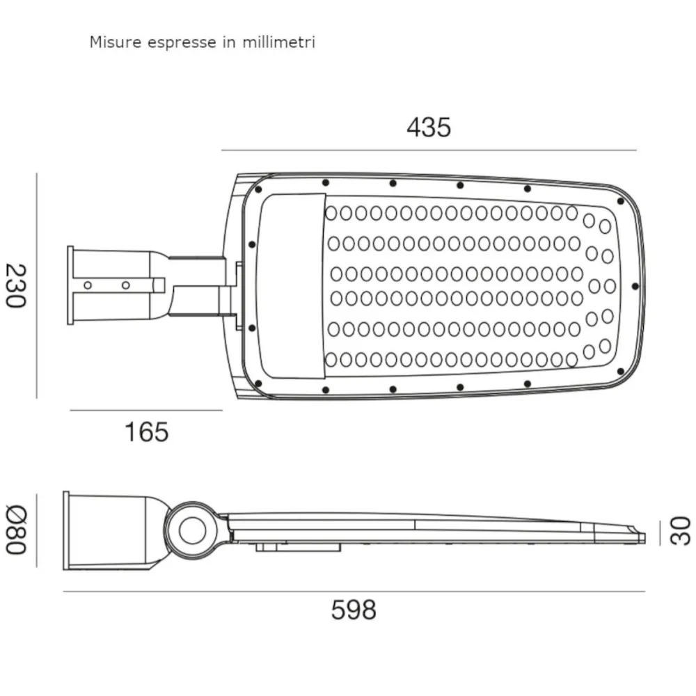 Gea Led GES2352 LED IP65 Straßenlampe