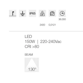 Gea Led GES2352 LED IP65 Straßenlampe