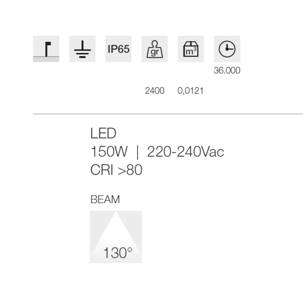 Lampe de rue LED Gea Led GES2352 IP65