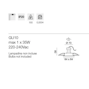 Gea Led GFA054 GU10 LED...