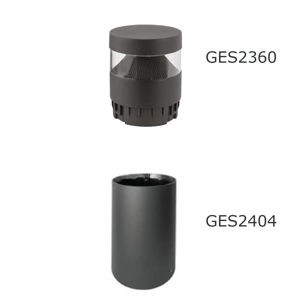 Gea Led GES2360+GES2404 LED-Modern-Laternenmast