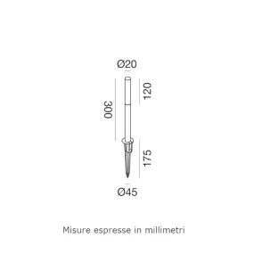 Farola de estaca LED IP65 Gea Led GES2430C