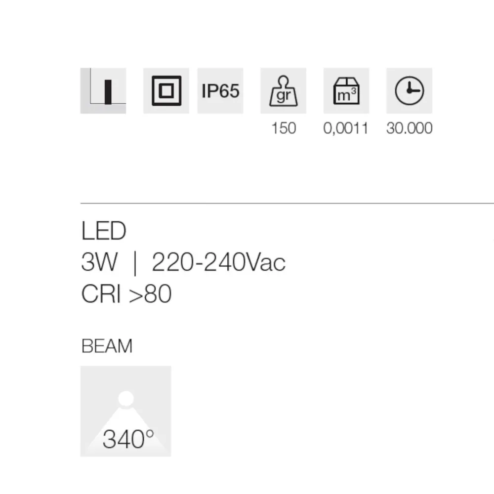 Farola de estaca LED IP65 Gea Led GES2430N